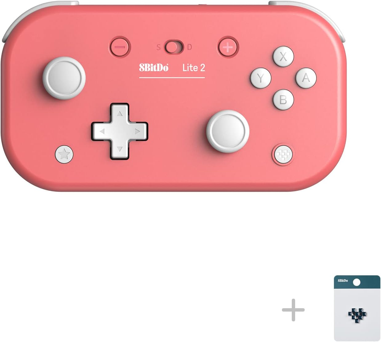 8Bitdo Lite 2 Bluetooth Controller with Motion Controls, Linear Motors Vibration, Joysticks, Triggers and D-Pad, Wireless Gamepad for Switch, Android & Raspberry Pi (Turquoise)