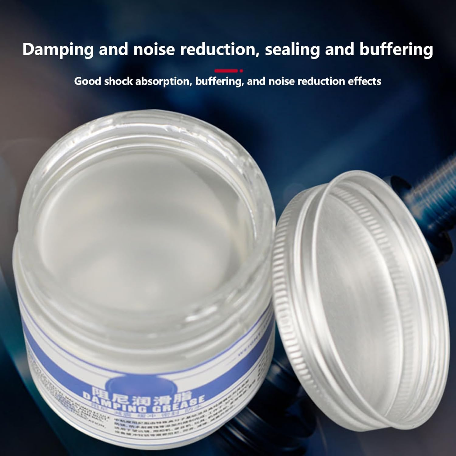 Car Damping Grease | Washing Machine Damping Suspension Grease | Espressoes Machine Lubricant | High Viscosity Mechanical Buffer Grease for Rubber, Enhanced Shock Absorption, Sealing, Silencer image number 4
