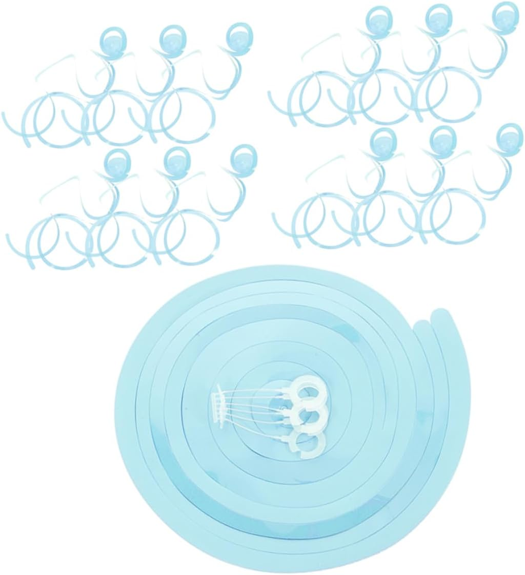 18Pcs Spiral Hanging Decorations for Party Birthday Wedding and Holiday Decor Ceiling Streamers for Festive Atmosphere Easy to Cut and Arrange image number 3