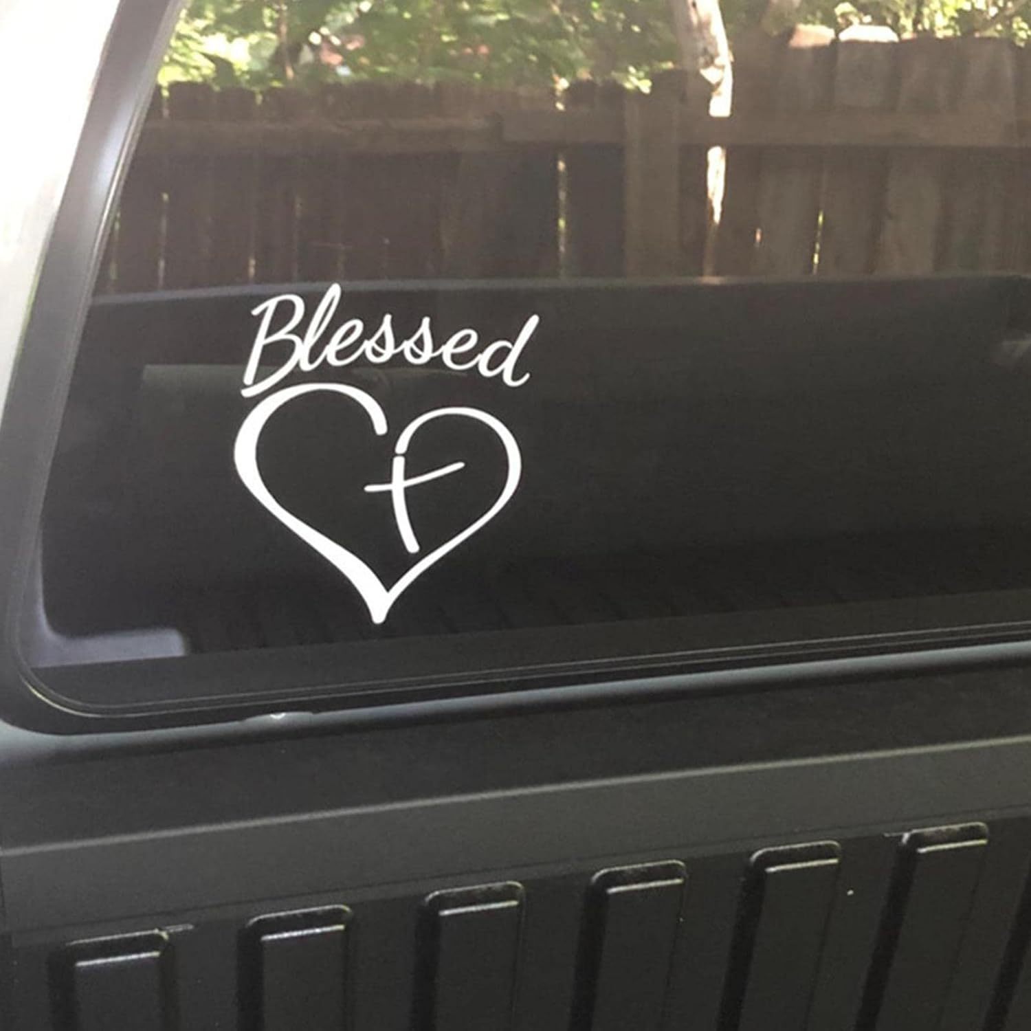 Jesus Cross Sticker for Car,Christian Decal Sticker Love Heart Car Decal Stickers | Love Heart Car Decal Sticker Easy to Apply for Beauty Your Car Astray