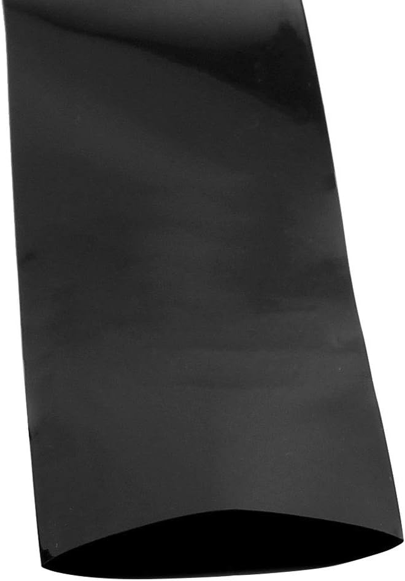 Aexit 75Mm (Electrical Equipment) Flat Width 5.5M Length PVC Heat Shrink Tube Black for 18650 (75Ry63Qf378) Battery Pack