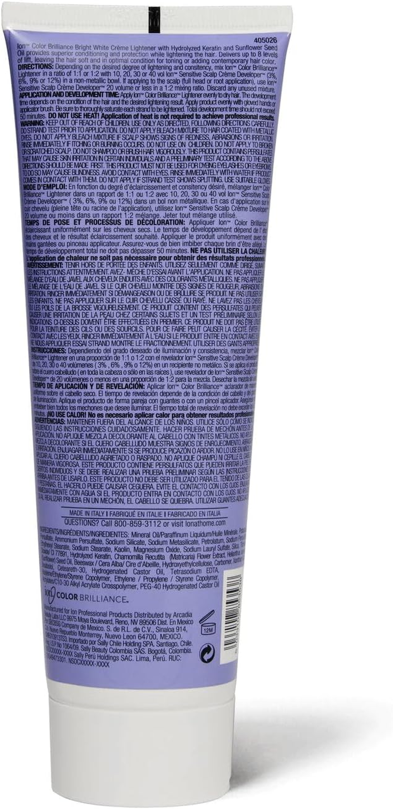 Ion Bright White Creme Lightener 10.6 Oz image number 3