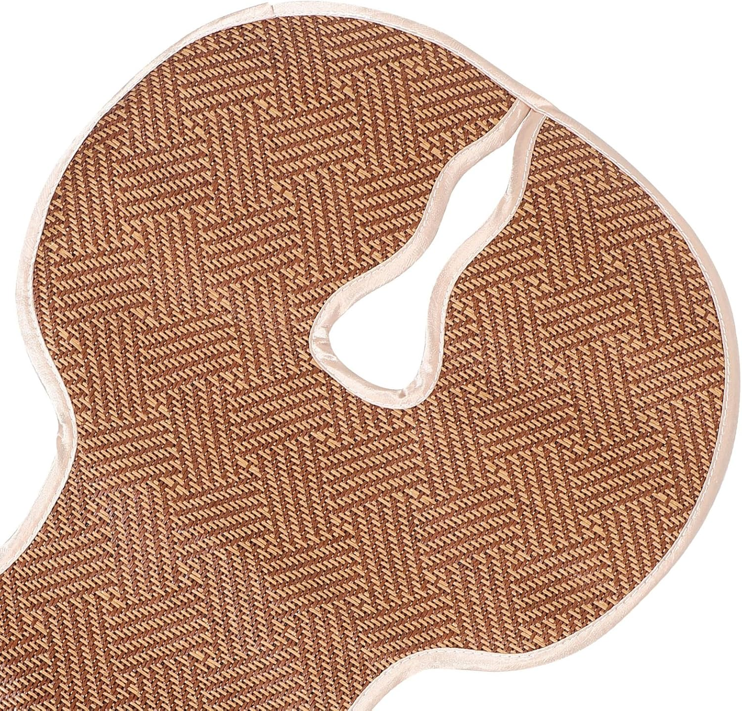 Universal Seat Cooling Pad Breathable Rattan Cooling Cushion for and Seat, Moisture Wicking Soft Pram Liner for Summer Use image number 5