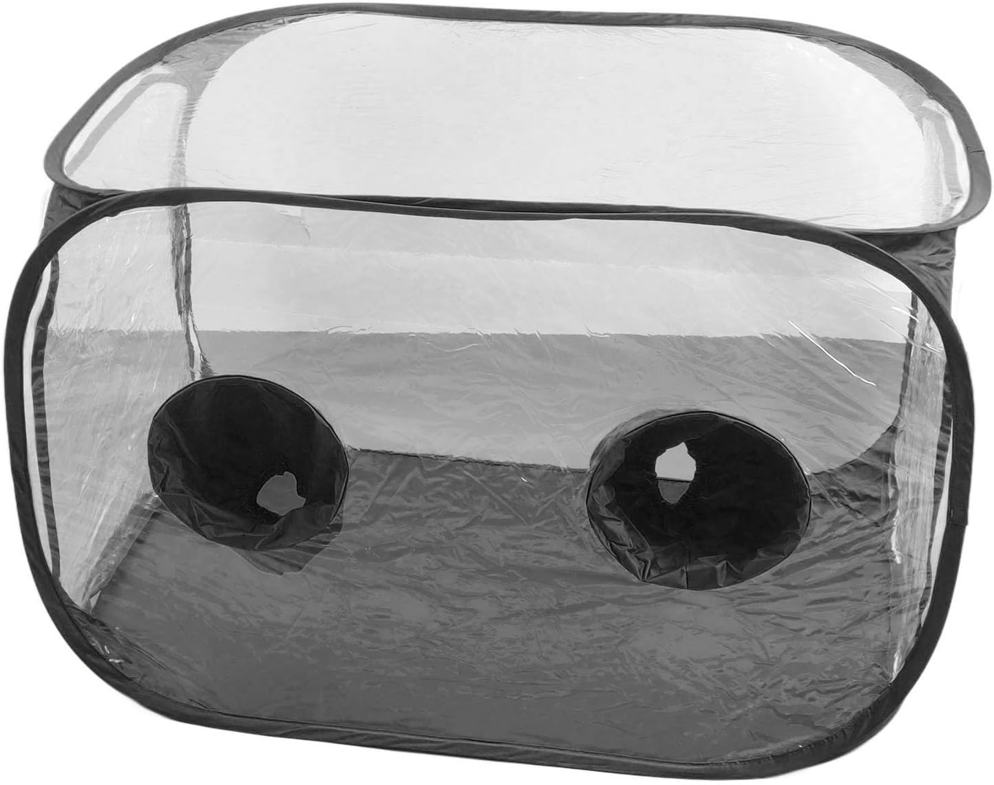 Portable PVC Mushroom Growing Still Air Box with 2 Air Vents, Zipper Design for Fresh Air Exchange image number 3