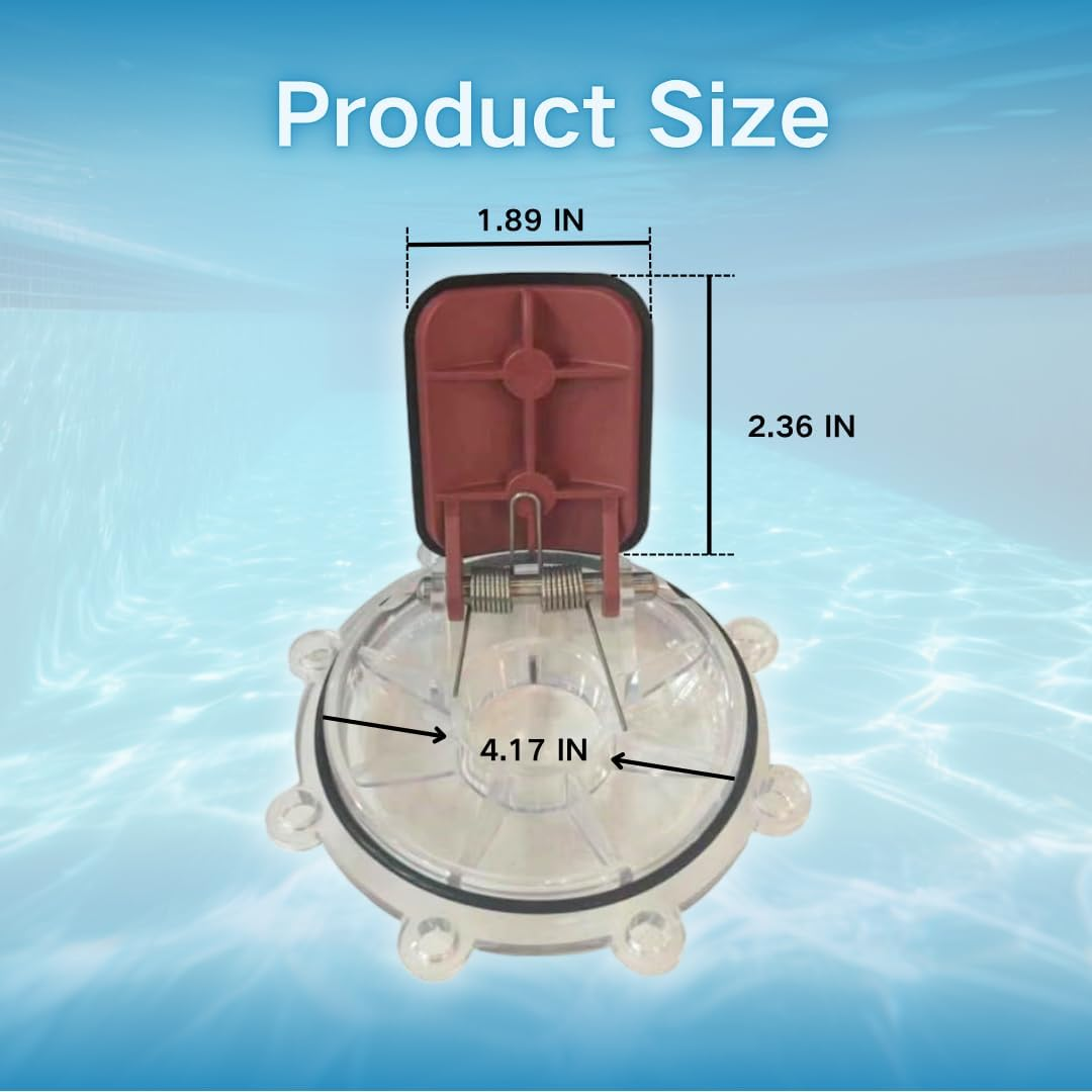 ROHOPE Check Valve 7056 2PCS Cover with Flapper Assembly for Zodiac Jandy Valves &ndash; Complete Replacement Kit, &ndash; (Include: 7451 Flapper, 7302 Spring, 7304 Pin, 7236 Cover, and 1132 O-Ring) (2-Pack) image number 4