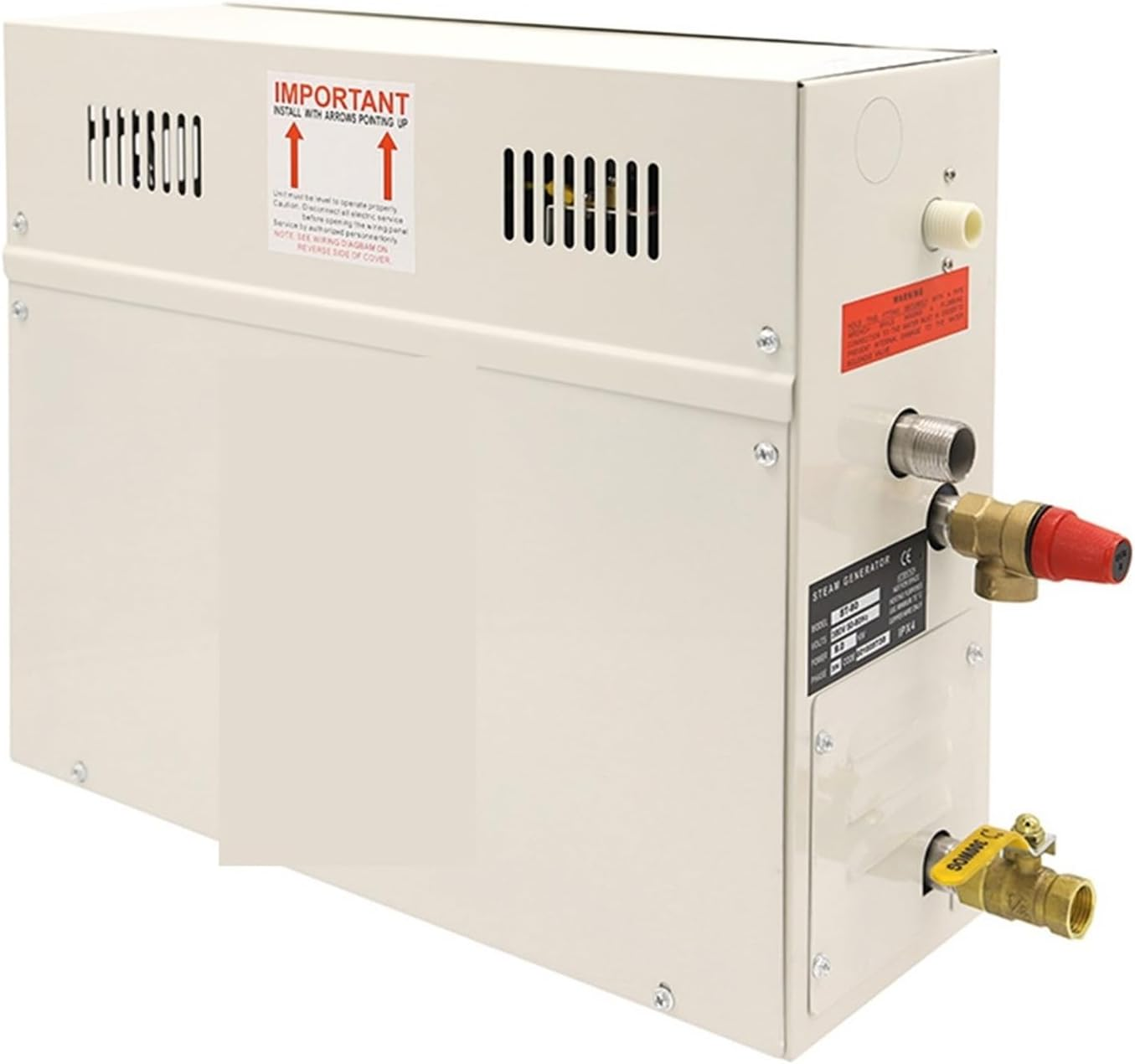 Sauna Steamer, 9KW Steam Generator for Shower 380V Home Steam Machine, Sauna Equipment Sauna Bath SPA Steam Shower with Digital Controller(380V) - 1 image number 4