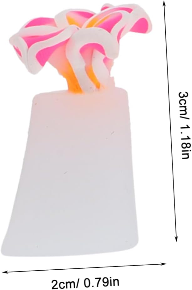 EXQUIMEUBLE 3Sets Silicone Toe Separators for Nail Polish Toe Spacers for Women Pedicure image number 3