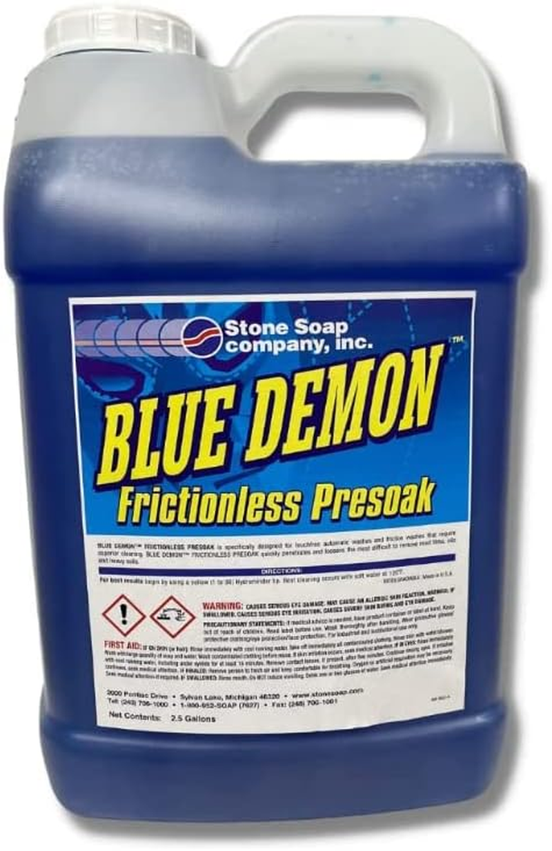 Stone Soap Blue Demon High Ph Touchless Presoak, 2.5 Gallon Two Pack, (5 Gallons Total) image number 2