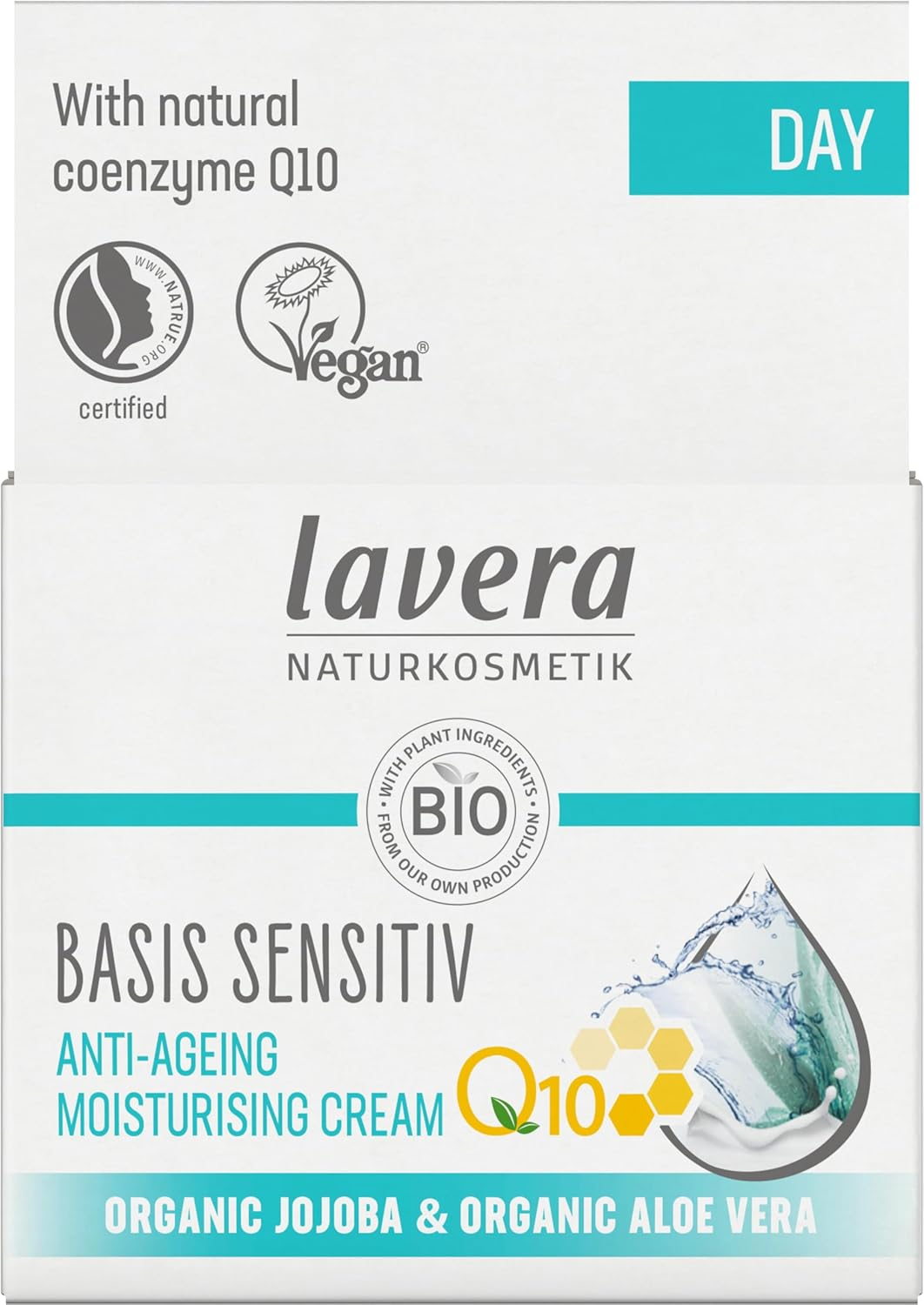 Lavera Naturkosmetik Basis Sensitiv Natural Coenzyme Q10 Anti-Ageing Moisturising Night Cream 50 Ml image number 5