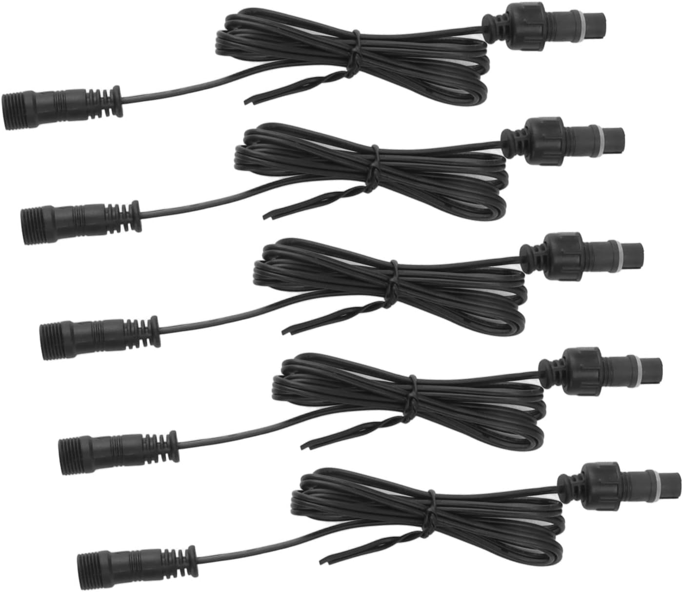 Deck Light Extension Cable, LED Deck Light Extension Cable 3.3Ft 5 Pcs anti Impact 2 Pin IP67 Waterproof for Outdoor image number 2