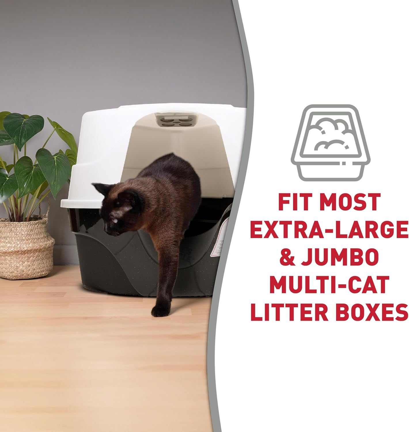 Nature&rsquo;S Miracle Odor Control Litter Box Liners for Cats, 27 Count, Fit Most Extra-Large and Jumbo Multi-Cat Litter Boxes