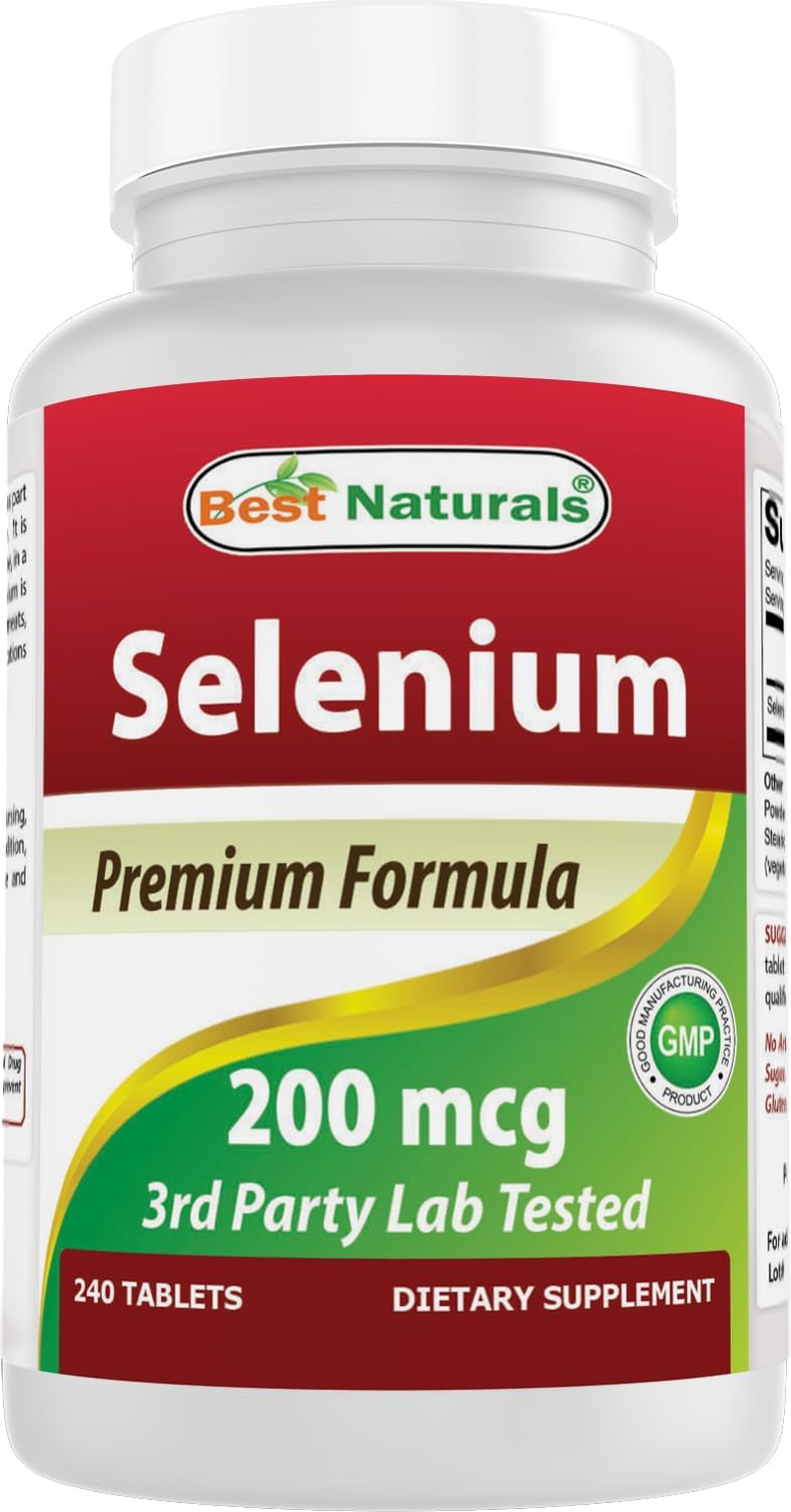 Best Naturals Selenium 200 Mcg Supplement, 240 Count image number 4