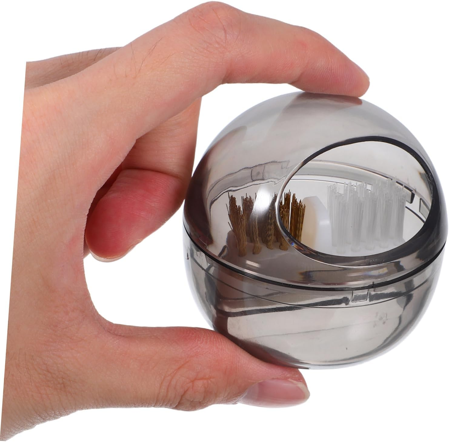 CALLARON Nail Tool Cleaner Brush with Dual Purpose and Bristles Protective Case for Nail Drill Bit Cleaning Compatibility for Professional image number 2