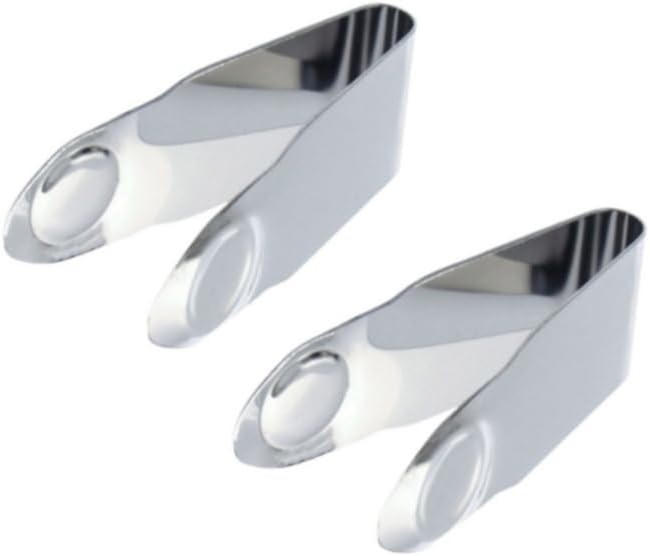 Stainless Steel Strawberry Huller Fruit Stem Remover Home Kitchen Tools for Cherry Tomato, 2.8 * 1,Silver, 2Pcs image number 3