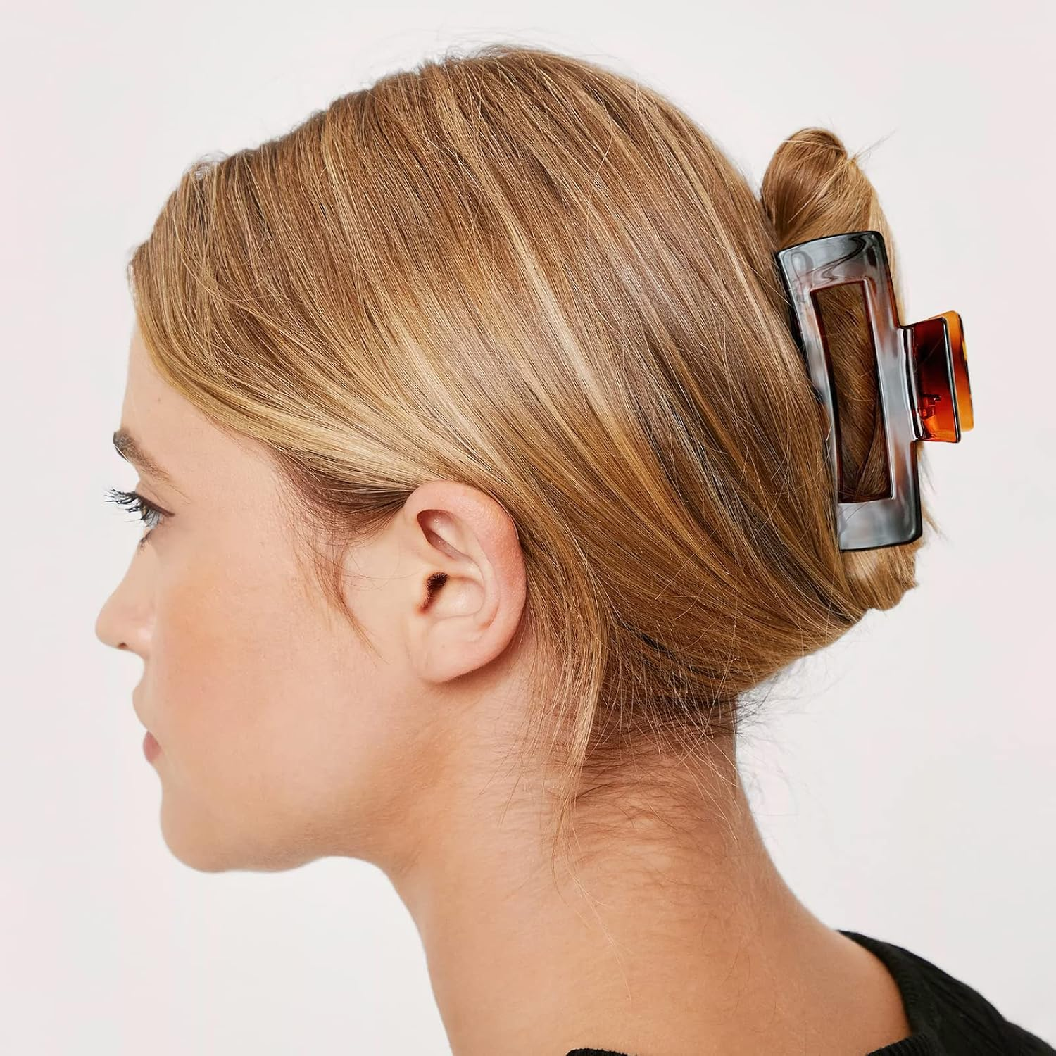 Vigorpace 12 Pack Large Hair Claw Clips for Women Thick Thin Long Hair, Square Hair Clips for Styling Accessories, Strong Hold Big Jaw Clips image number 3