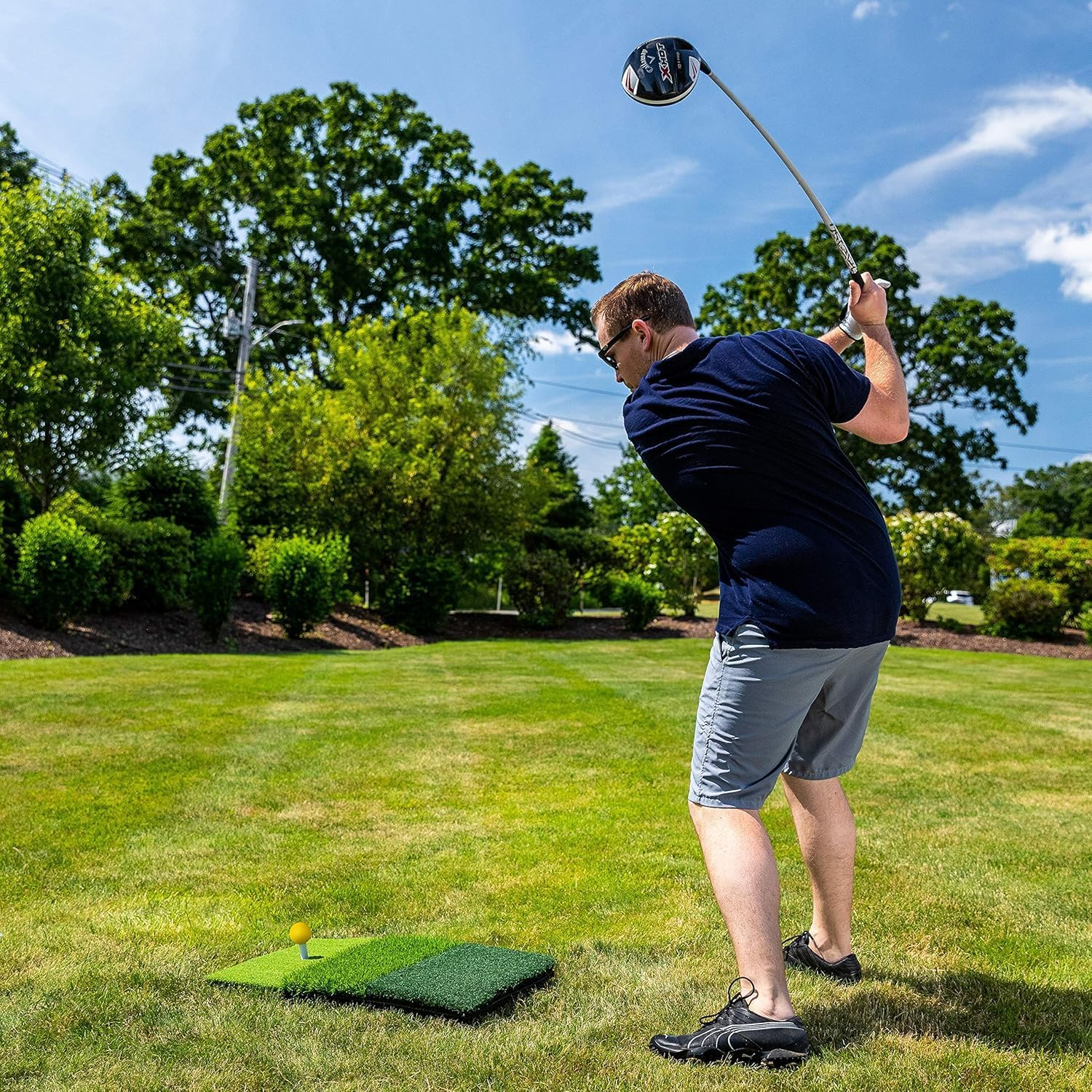 15Pcs Practice Golf Balls,Practice Foam Golf Balls, Foam Sponge Soft Elastic Golf Balls, Indoor Outdoor Golf Training Aid Balls,Foam PU Golf Practice Balls for Indoor or Outdoor Backyard Training image number 1