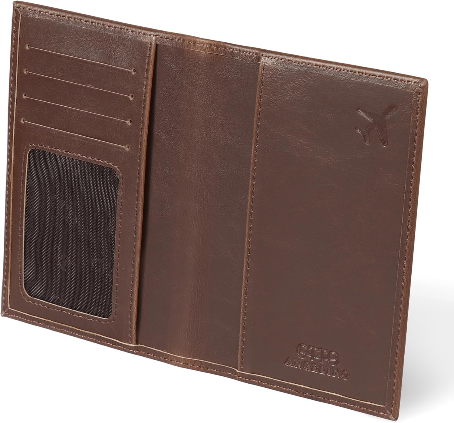 Otto Angelino Leather Passport Wallet - RFID Blocking - Unisex