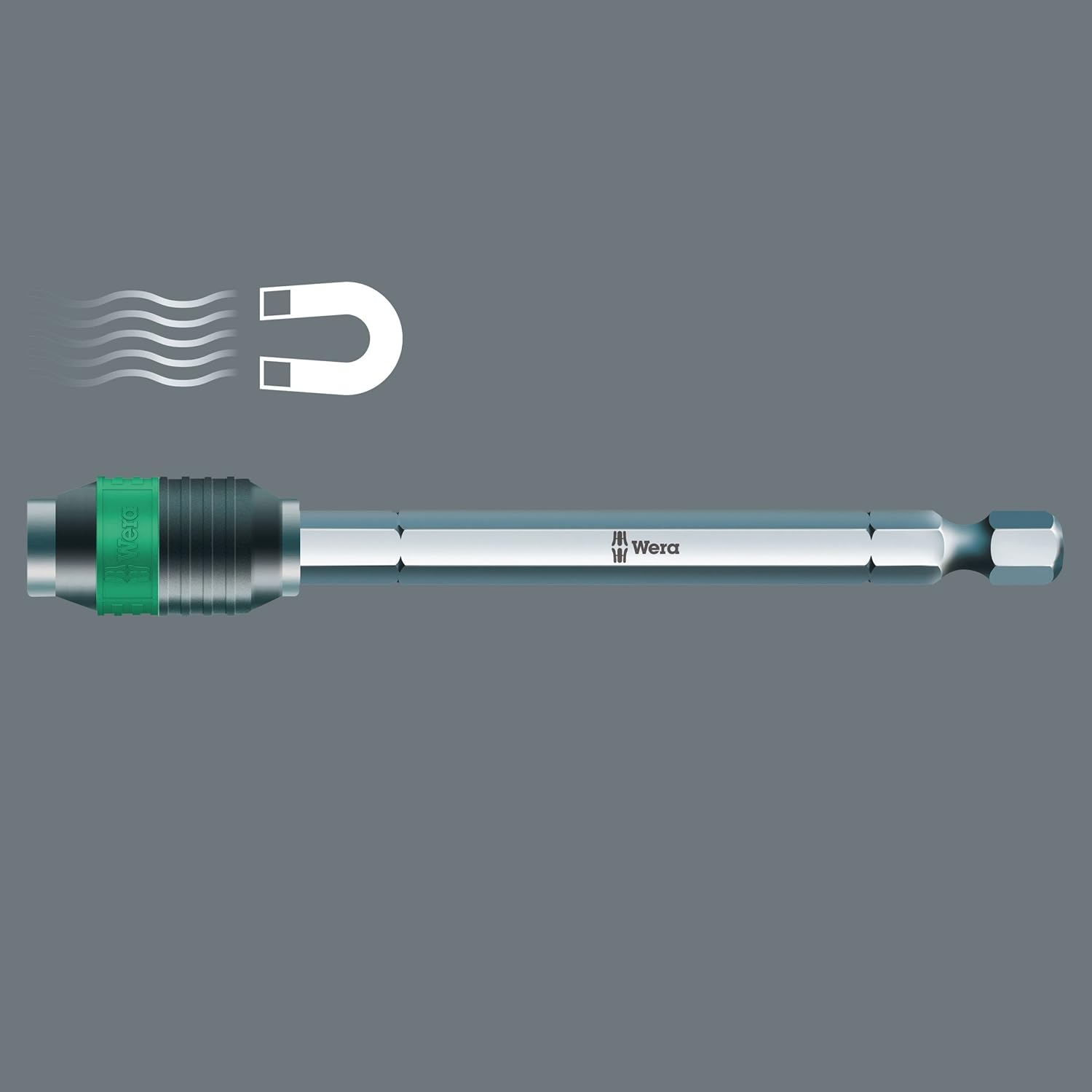 Wera 817 Bitholding Screwdriver with Rapidaptor Quick-Release Chuck, 1/4-Inch X 133 Mm Size image number 4