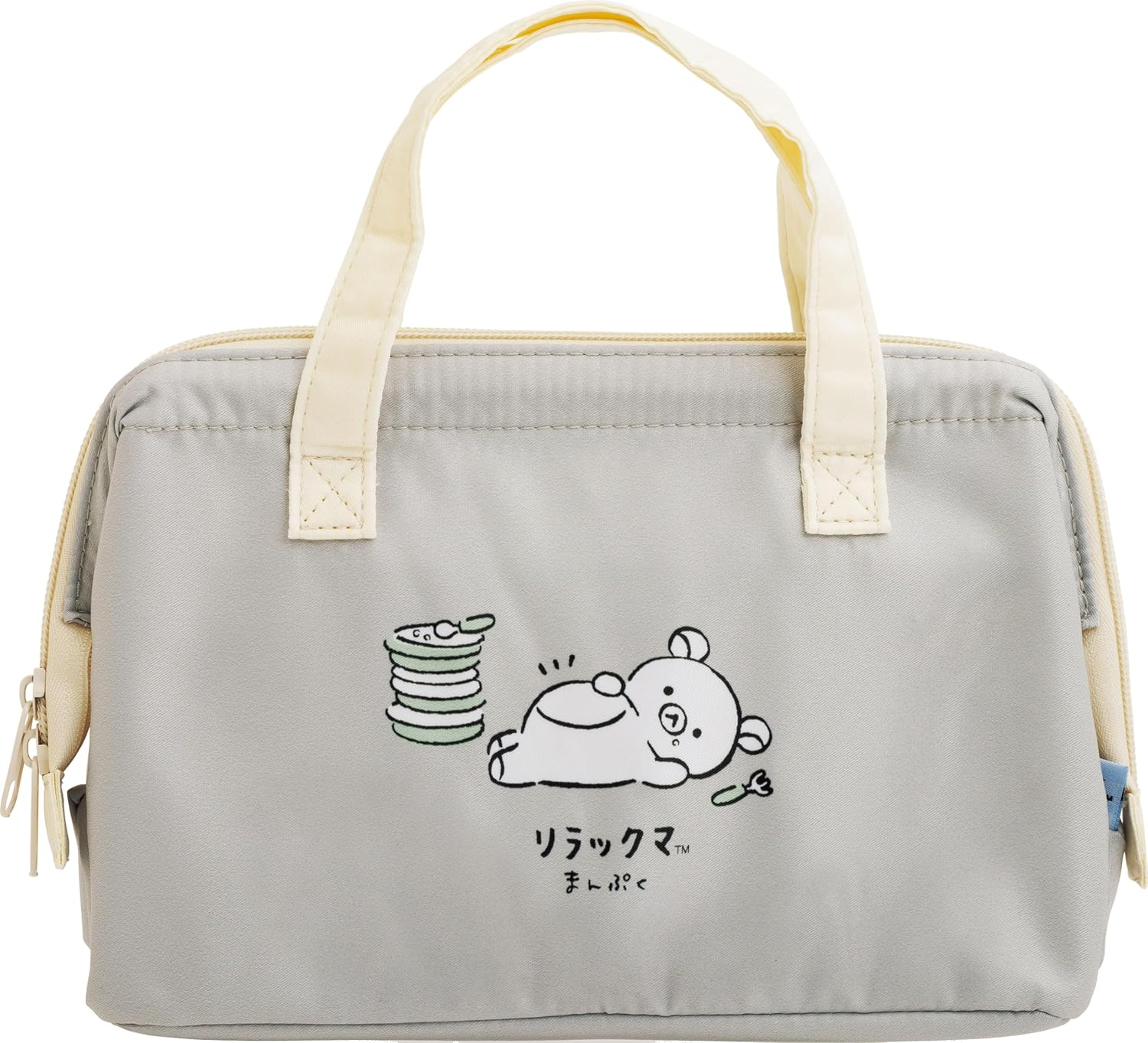 San-X Rilakkuma Rilakku Gusset-Shaped Lunch Bag CA79501 H6.3 X W8.7 X D4.5 Inches (160 X 220 X 115 Mm) image number 1