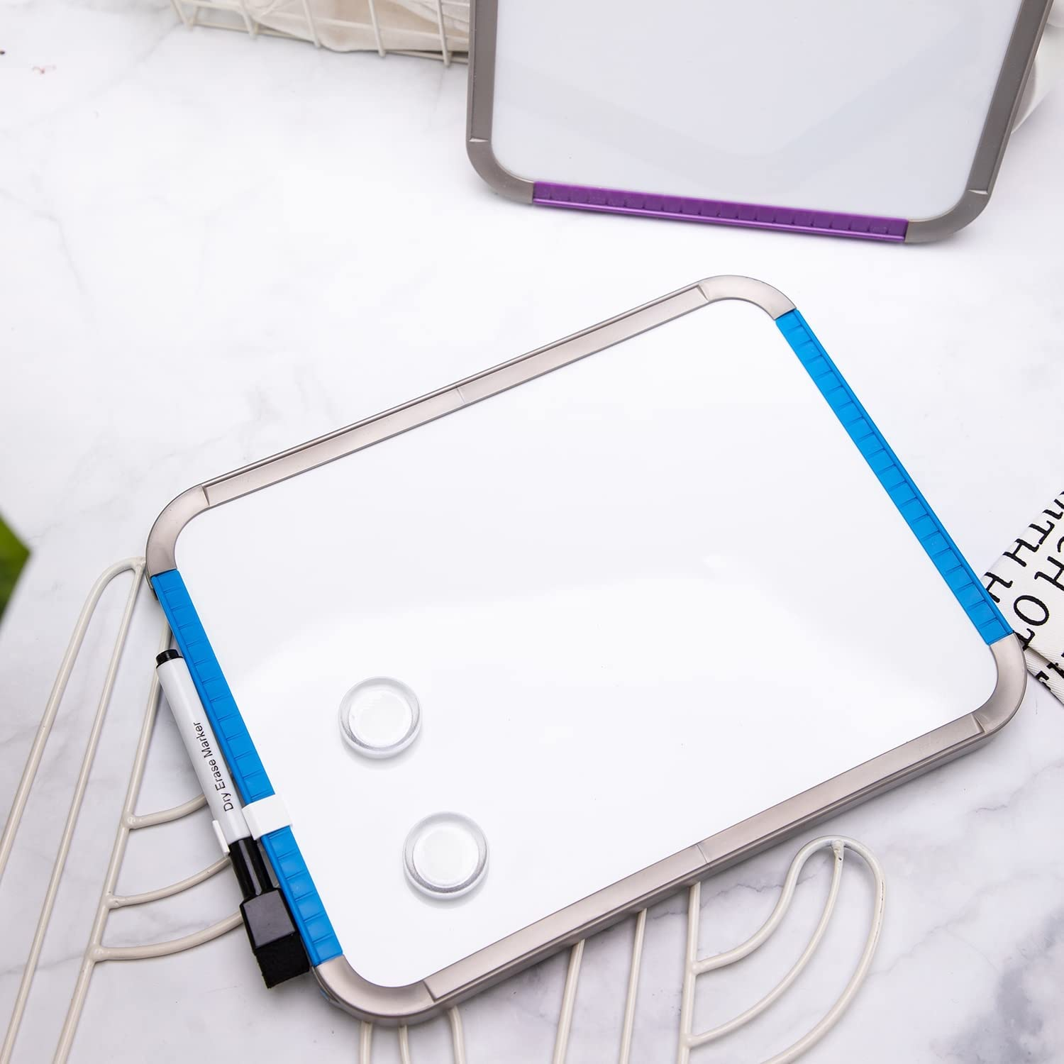 Deli Student A4 Whiteboard, 216 Mm Width X 279 Mm Height Purple E39154 image number 5