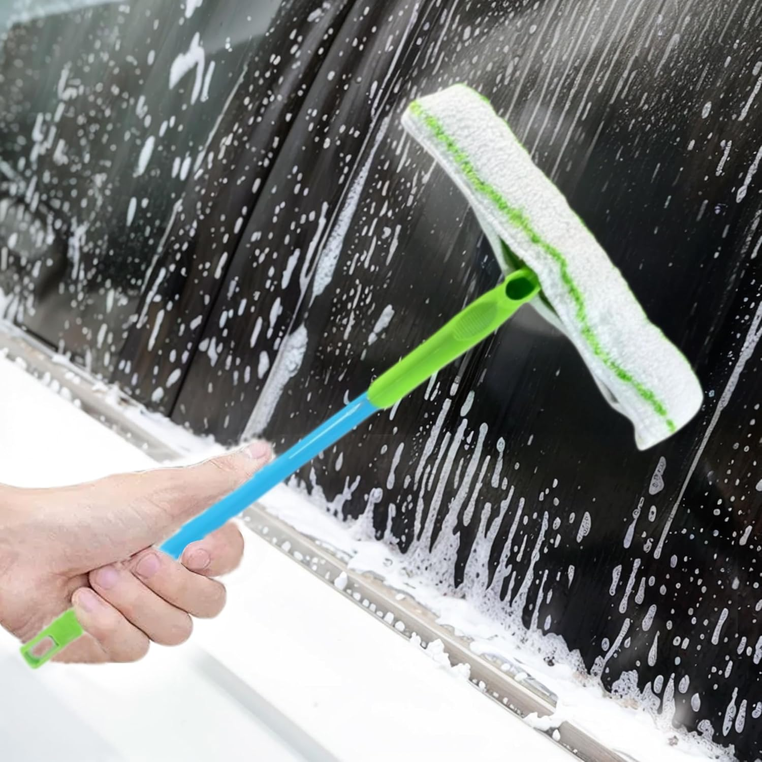 Aquaswipe Window Squeegee Aquablade Window Cleaning Kit Tool for Shower,Glass,Mirror,Car image number 4