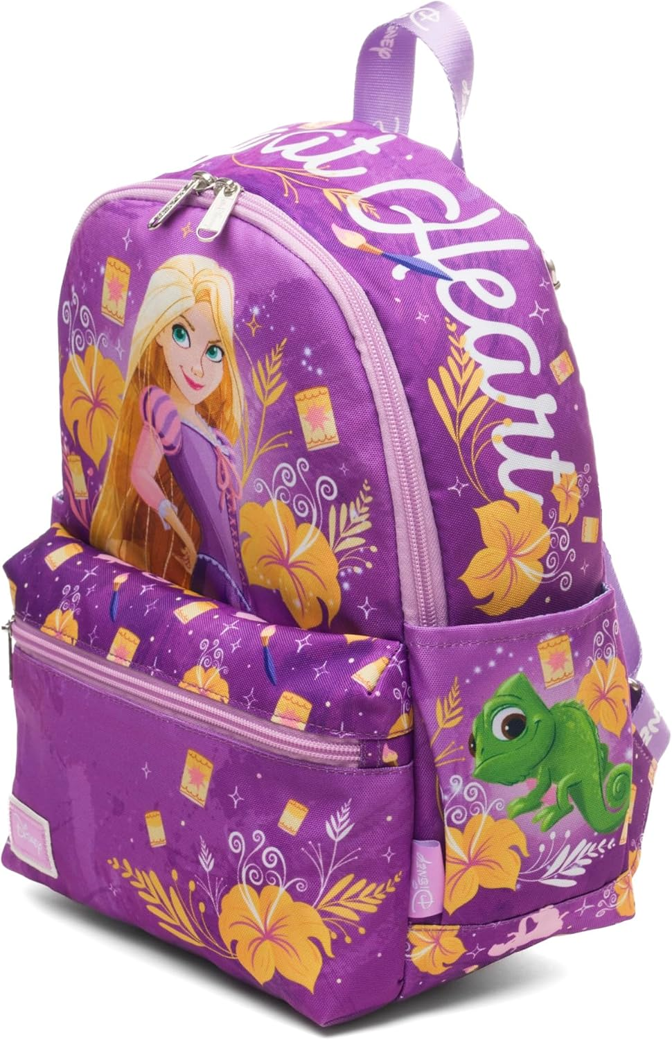 Wondapop Disney Tangled Rapunzel Strong at Heart 13" Deluxe Nylon Mini Backpack image number 4