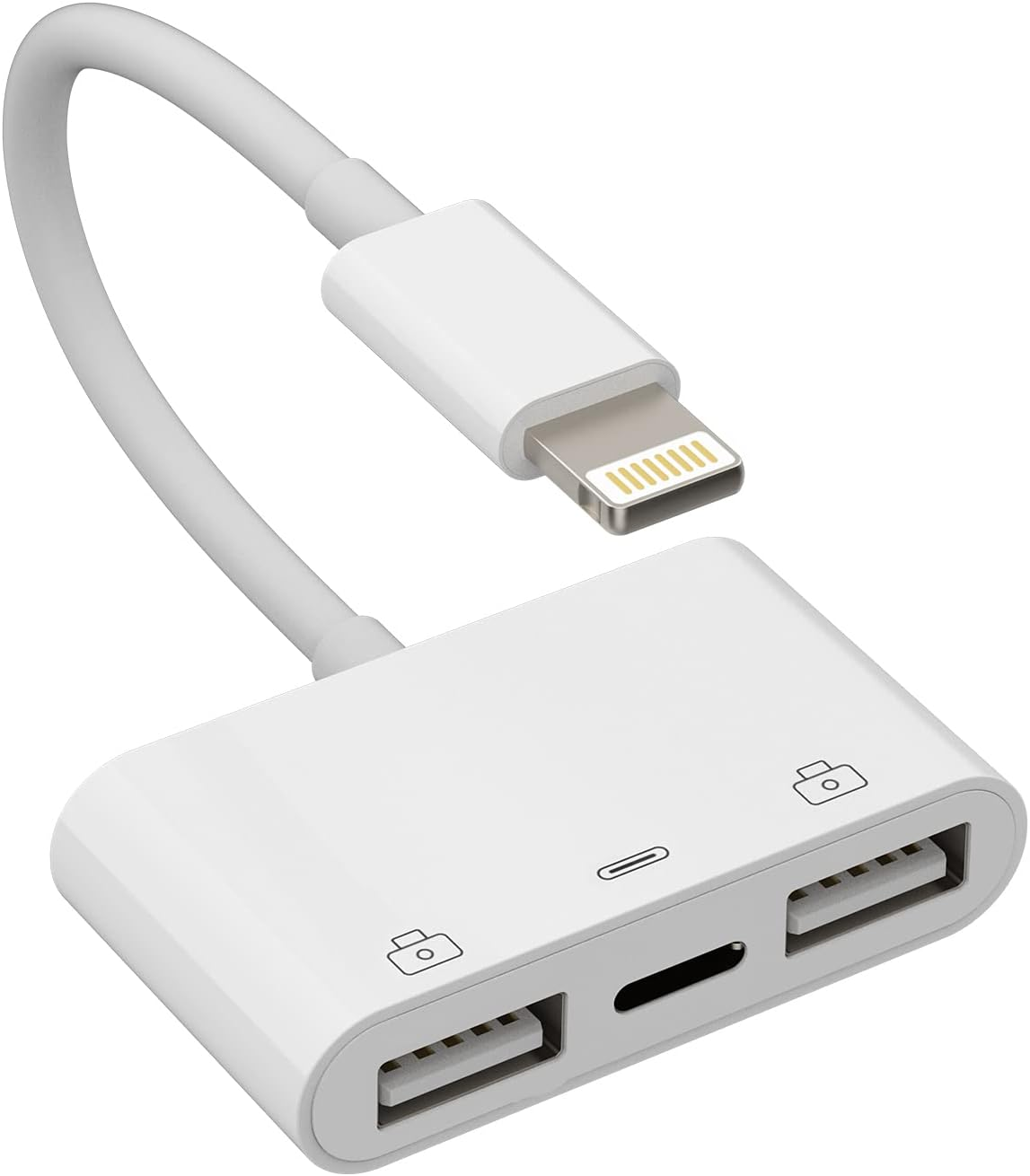 USB-C to USB Adapter(2In1) Type C Cable Accessories Thunderbolt Converter OTG 3.0 Mouse Port Dongle Compatible for Samsung for Iphone15 Pro Max plus for Ipad Macbook