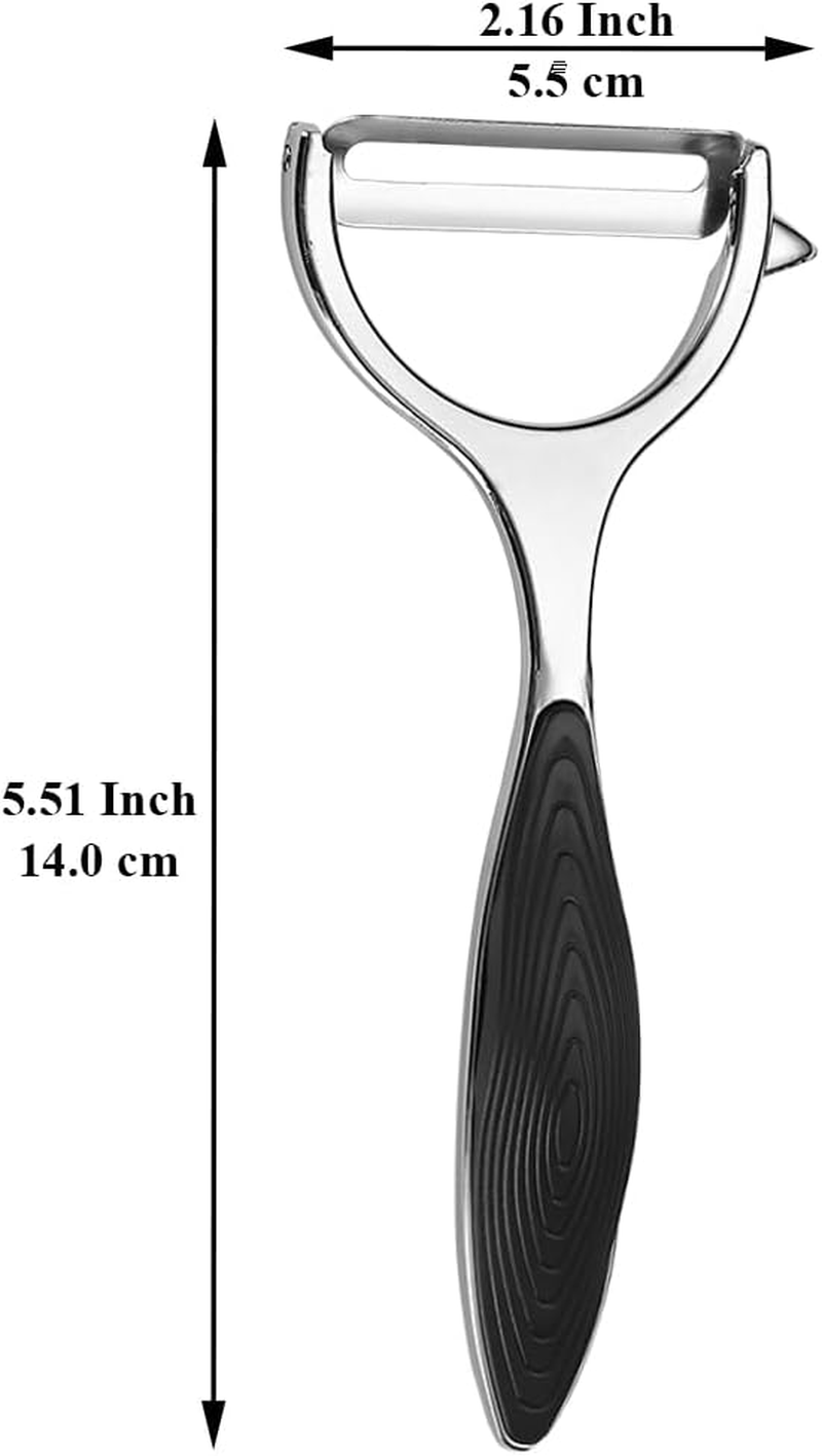 Berglander Peeler, Stainless Steel Potato Peeler, Sharp and Heavy Duty Apple Peeler, Vegetable Y Peeler image number 3