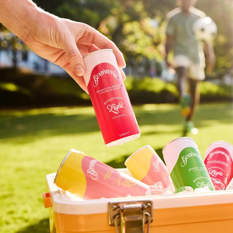 Bundaberg Refreshingly Light Raspberry & Pomegranate 24 X 250Ml image number 6