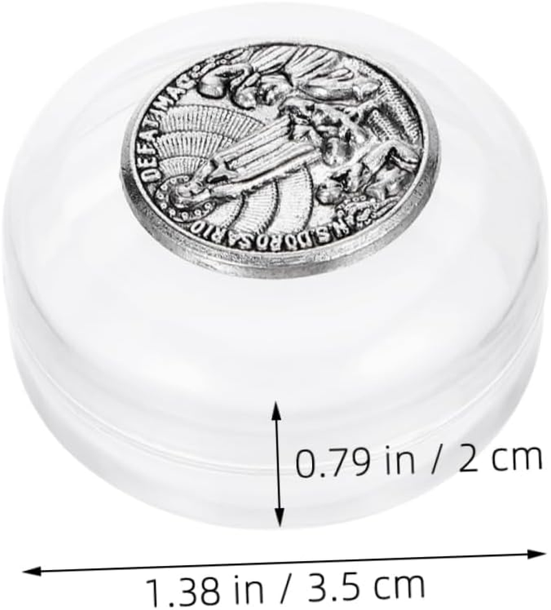 Veemoon 2Pcs First Holy Communion Rosary Box Catholic Trinket Box Metal Packaging Case For image number 5