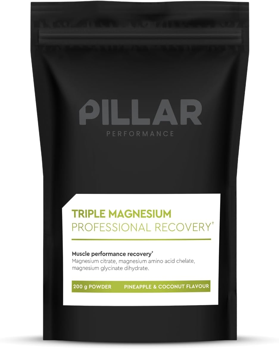 Pillar Performance Pineapple/Coconut Flavored Triple Magnesium Powder 200 G