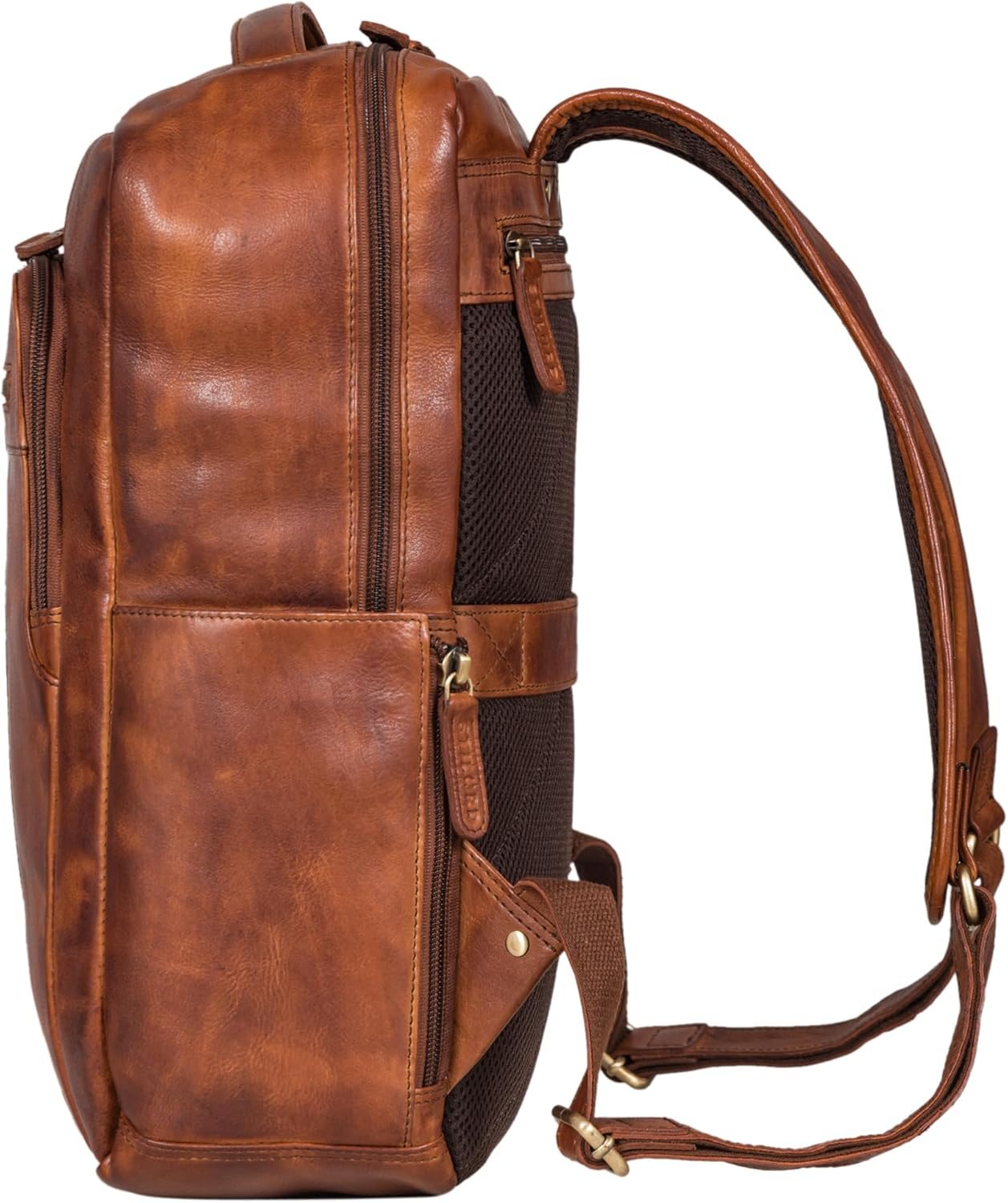 STILORD 'Guido' Unique Leather Backpack Vintage Laptop Backpack 15.6 Inch Work Backpack Men DIN A4 Folder Daypack Women'S Genuine Leather image number 6