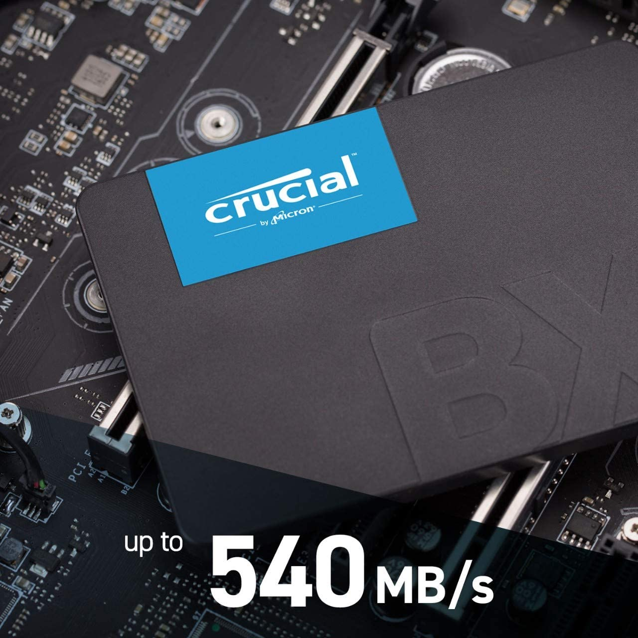 Crucial BX500 1TB 2.5 Inch SSD, CT1000BX500SSD1, Black image number 2