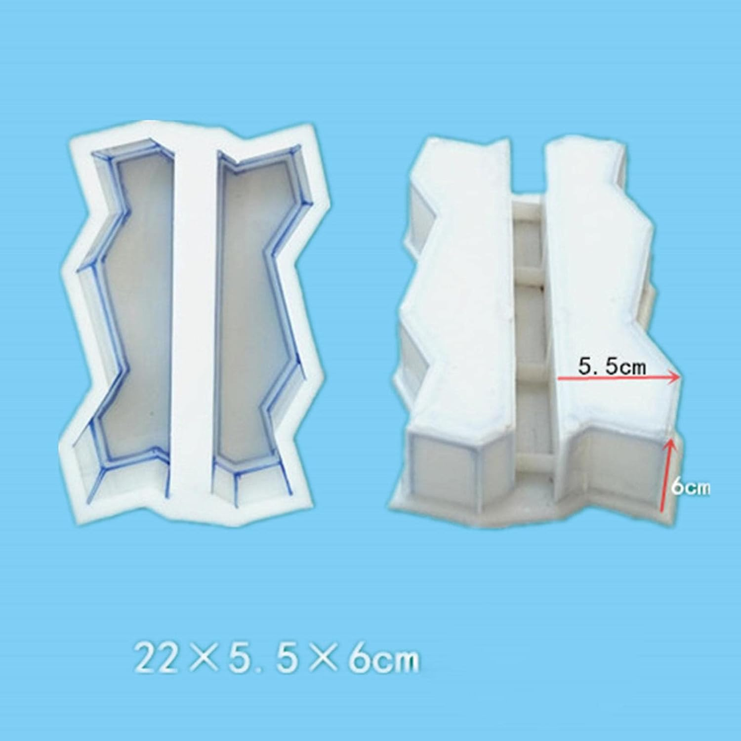 MYCENSE Garden Edging Maker Paving Mould Cement Brick Mould for Lawn Walkway Decor image number 4