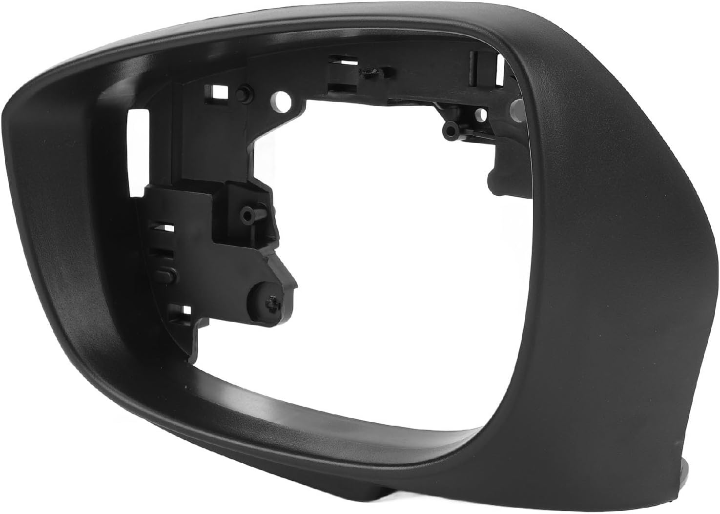TOPINCN Precise Black Side Mirror Cover Frame Stylish Decorative Door Wing Mirror Frame Fit for MAZDA CX‑3 CX5, ABS Material, Replacement Installation,Fit for MAZDA CX-3 2015-2019 (Left) image number 6
