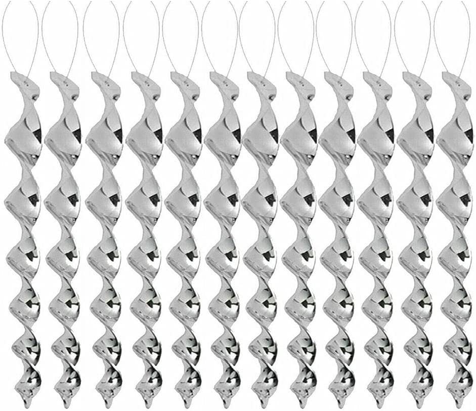 12-36 Pcs Bird Repellent Wind Twisting Scare Rods Reflective Spiral 30Cm Long (36) image number 2