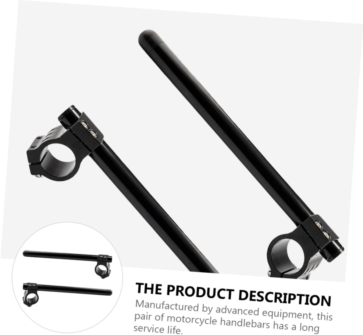 Anneome Cnc Aluminum Alloy Motorcycle Clip on Handlebar Fork Clamp 41Mm Black Pair Universal Racing Street Bike Accessories image number 4