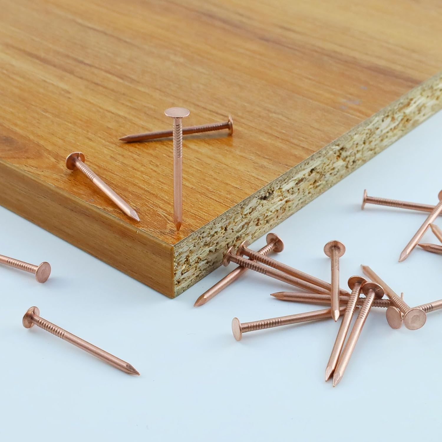 MY MIRONEY 10 Pack 3.4 Inch Copper Nails Solid Copper Nail Spikes for Slating & Roofing image number 6