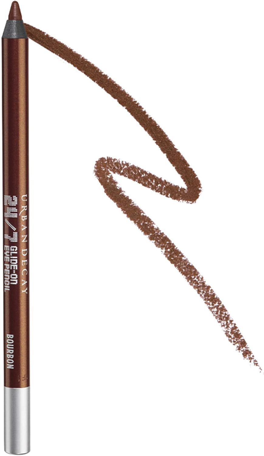 URBAN DECAY 24/7 Glide-On Waterproof Eyeliner Pencil (Rockstar - Purple Matte) - Smudge-Proof, Transfer-Proof, Smooth No-Tug Formula, Hydrating Vitamin E & Jojoba Oil - 0.04 Oz