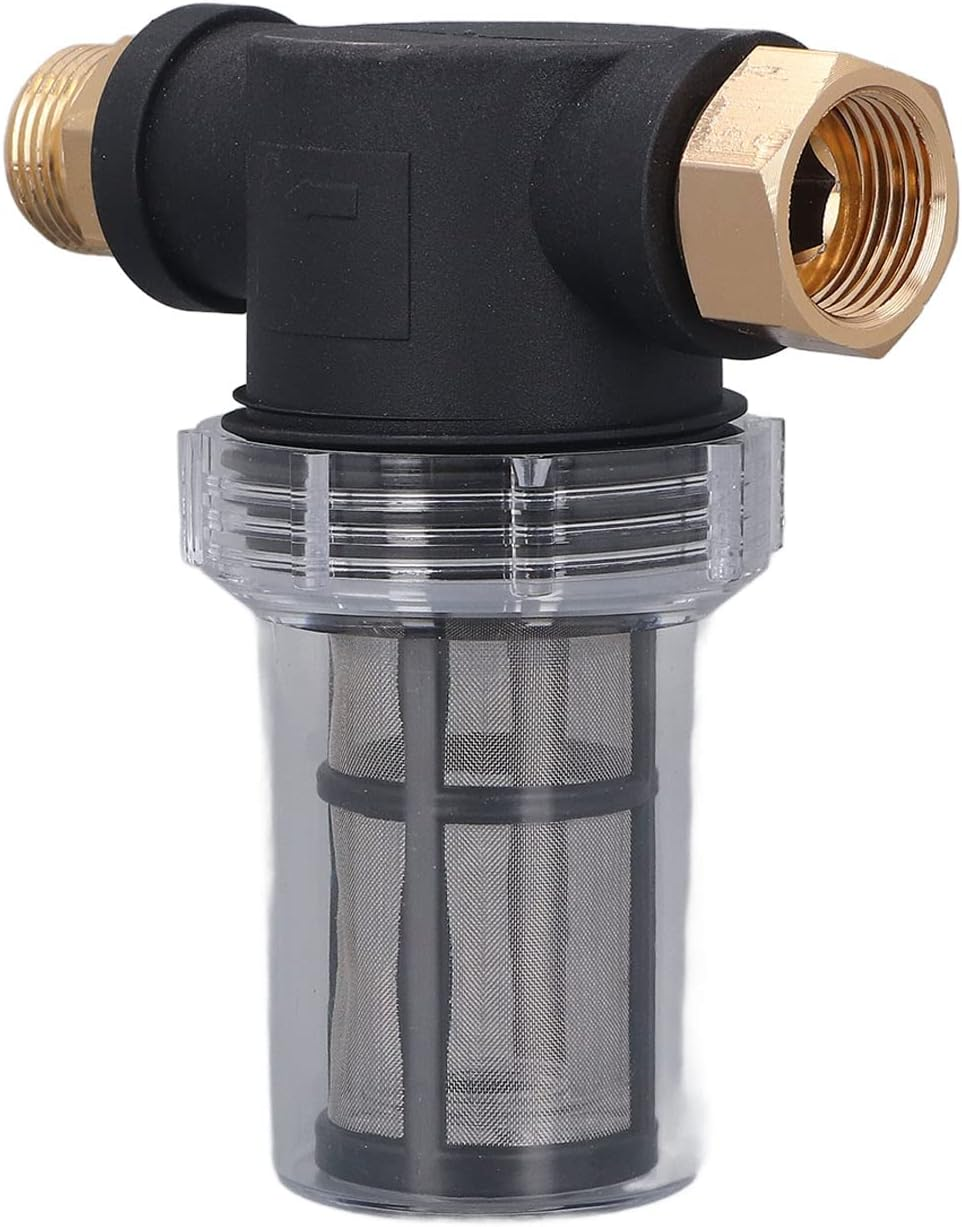 Whole House Sediment Water Filter, Protective Garden Hose Filter 3/4 Inch Thread for Household image number 2