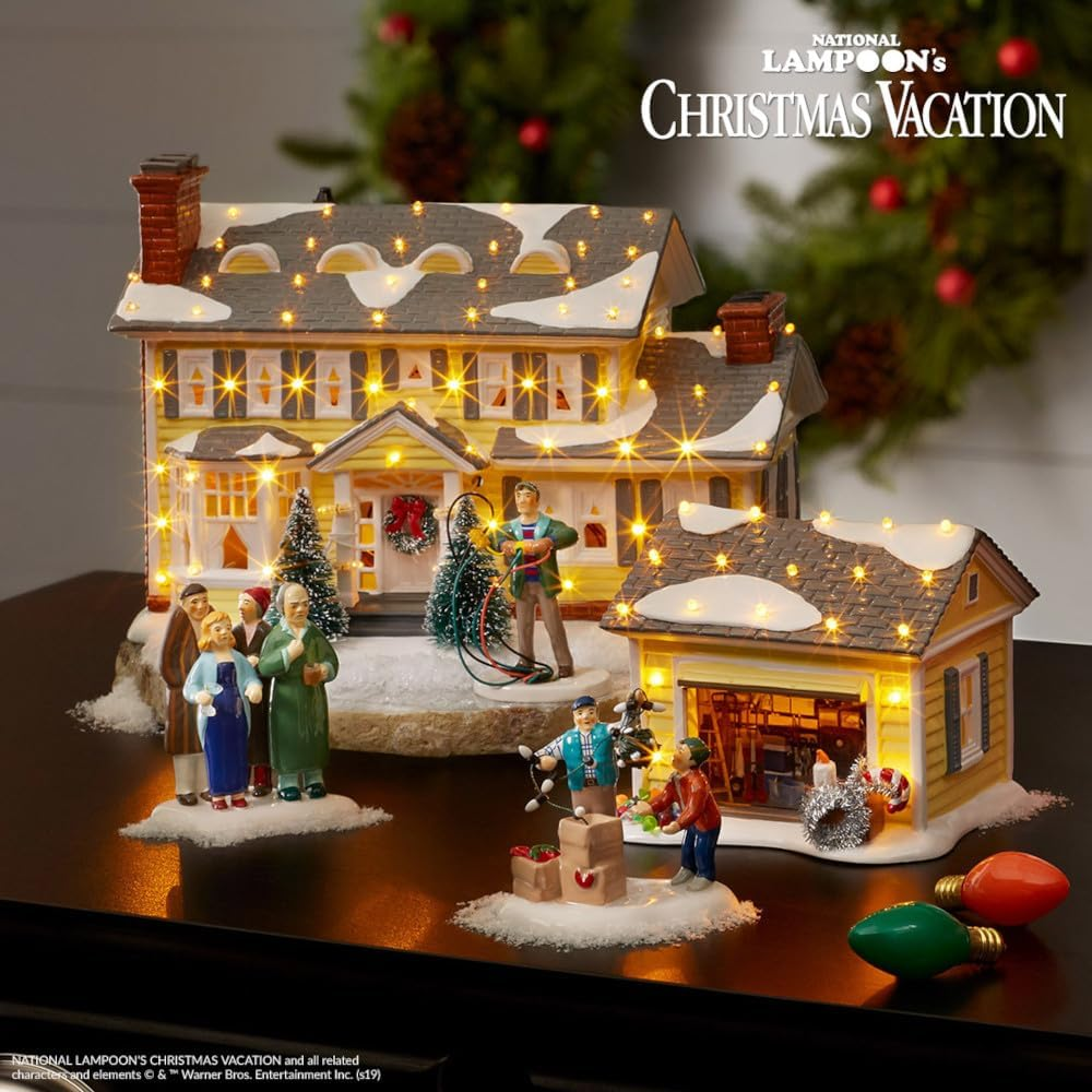 Department 56 Snow Village National Lampoon'S Christmas Vacation Accessories Fire It up Dad Figurine, 1.38 Inch, Multicolor image number 2