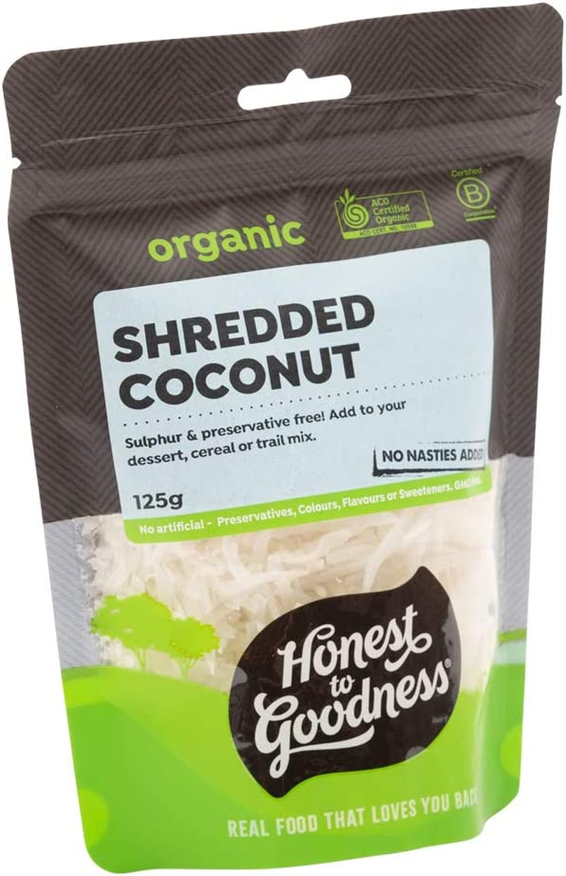 Honest to Goodness, Organic Shredded Coconut, 125 Grams - Crafted from the Finest Organic Coconut Flesh. Simply Dried and Shredded, Preserving Their Natural Flavor and Aroma. image number 4