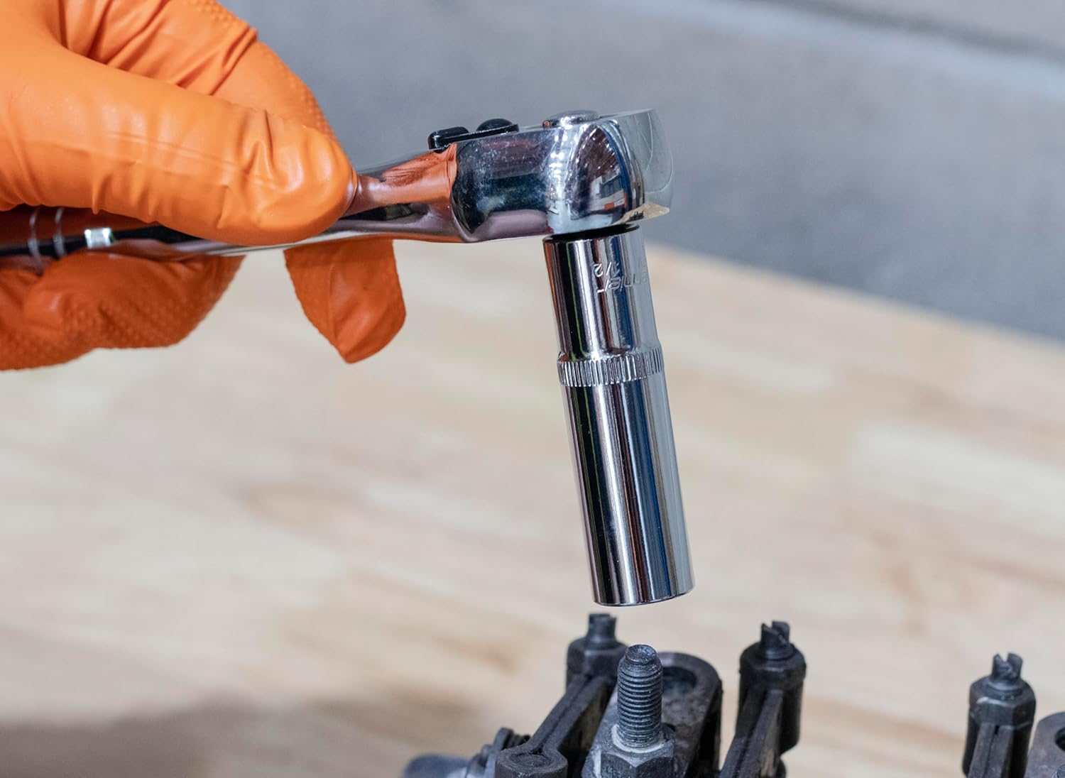 Sealey Ak2673 Socket Set 11Pc 3/8Sq Drive 12Pt Deep Walldrive Imperial image number 5