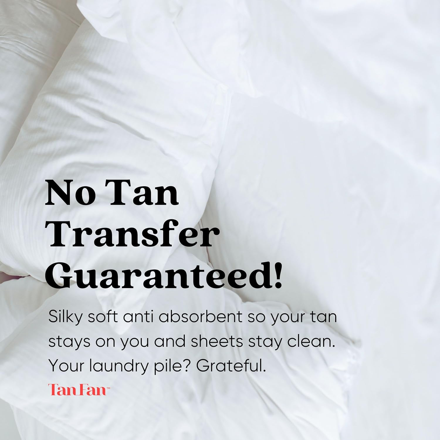 Self Tan Sleep Sac W Open Side Top Sheet &ndash; Summer Edition (Pink) &ndash; Loose + Cool to Kick off or Leave on &ndash; No Tanner Transfer Guarantee &ndash; Lightweight, Silky, Non-Sticky &ndash; Large Inc Pillowcase image number 6