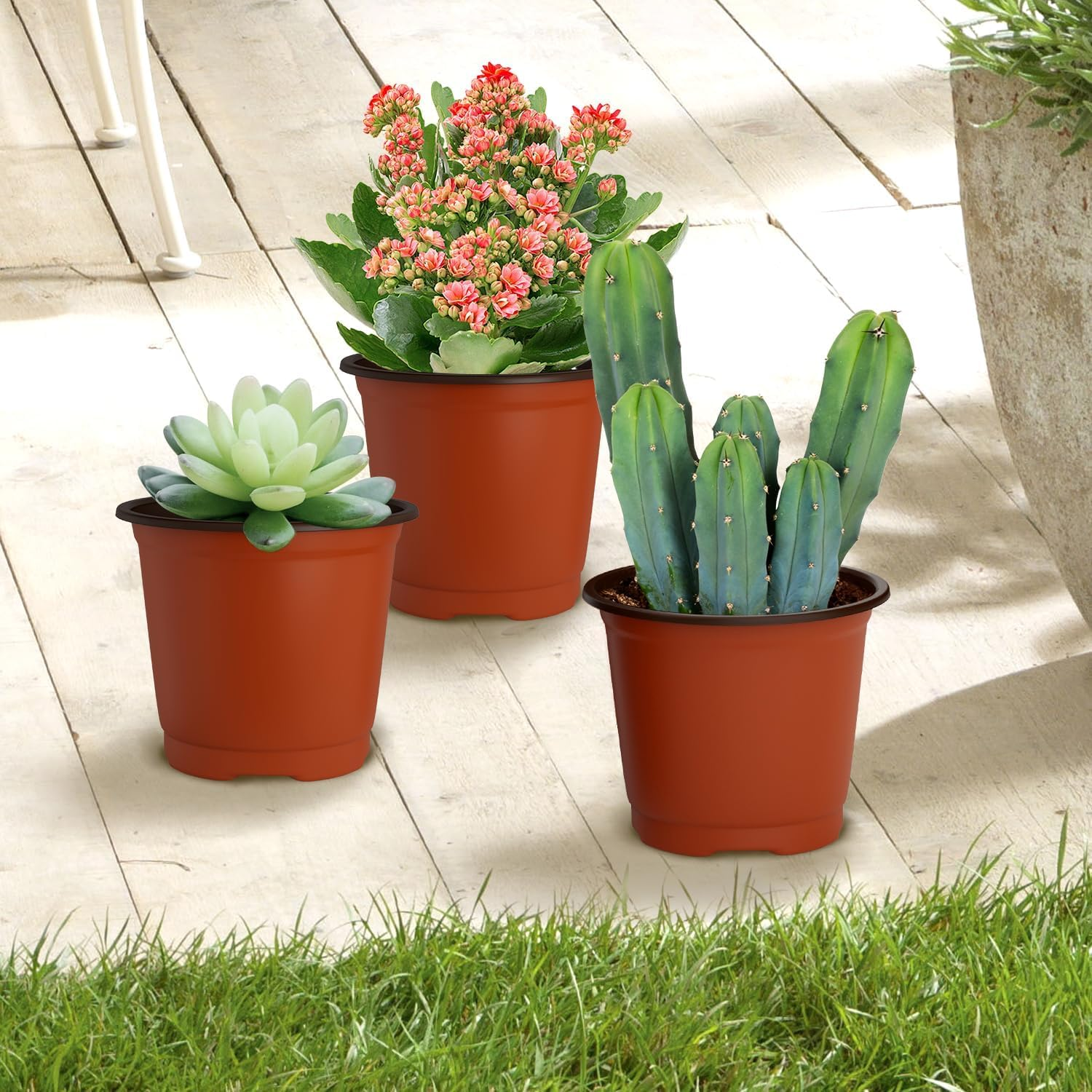 Nursery Pots Planting Pots 4 Inch Plant Pot 100Pcs image number 1