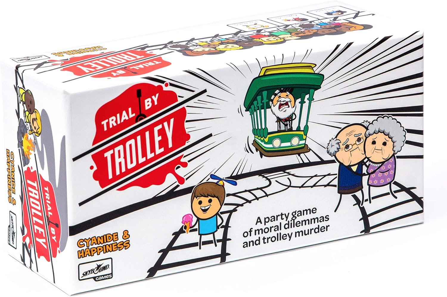 Skybound Lucky Duck Games Games Trial by Trolley Card Game, Mixed Colours image number 4