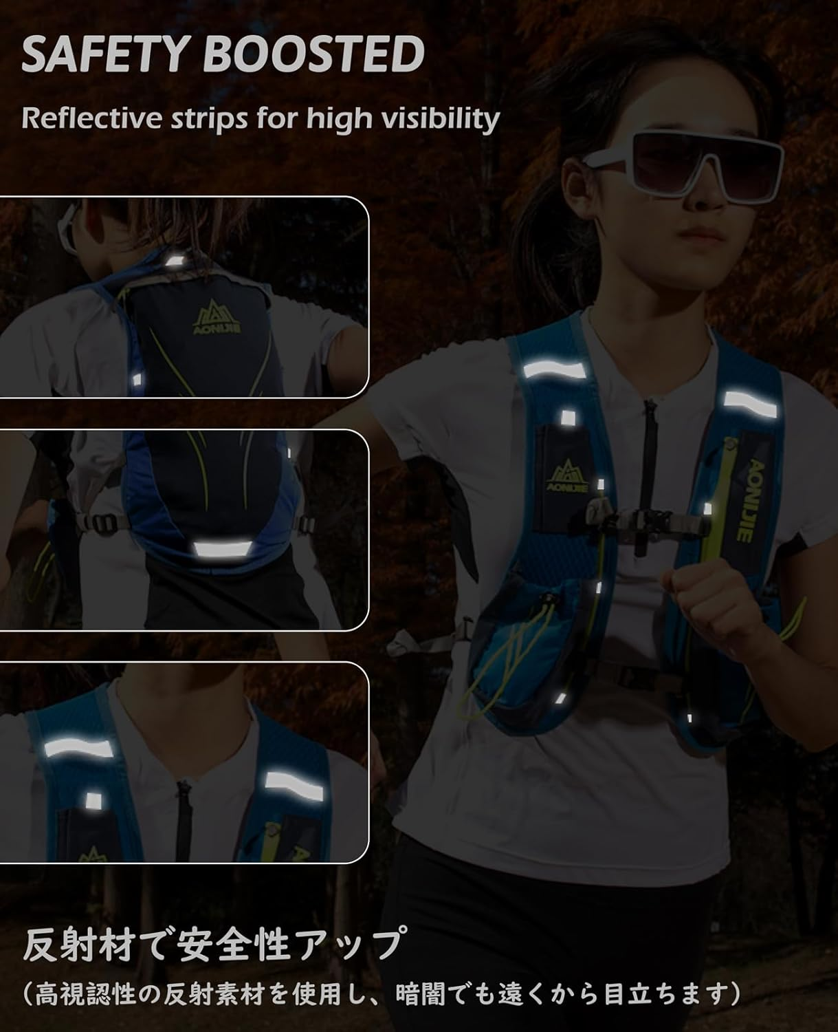 TRIWONDER Hydration Pack Backpack 5.5L Trail Running Hydration Vest for Men Women