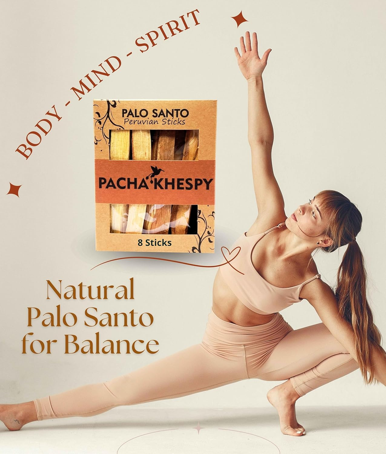 Palo Santo Sticks Authentic Smudging Peru - 8 Pack for Energy Cleansing, Aromatherapy, Meditation | 100% Natural, Ethically Sourced, Sustainable Holy Wood | Premium Quality, Purification