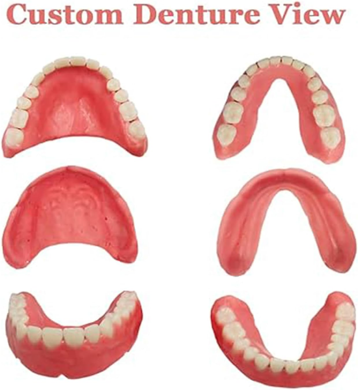 BJDTY DIY Denture Combinations, Making Partial Dentures and Full Dentures Kit DIY Simulation Practice Making Denture Combinations, Equipped with Tool Kit and Temporary Teeth (Dental Wax+White) image number 1