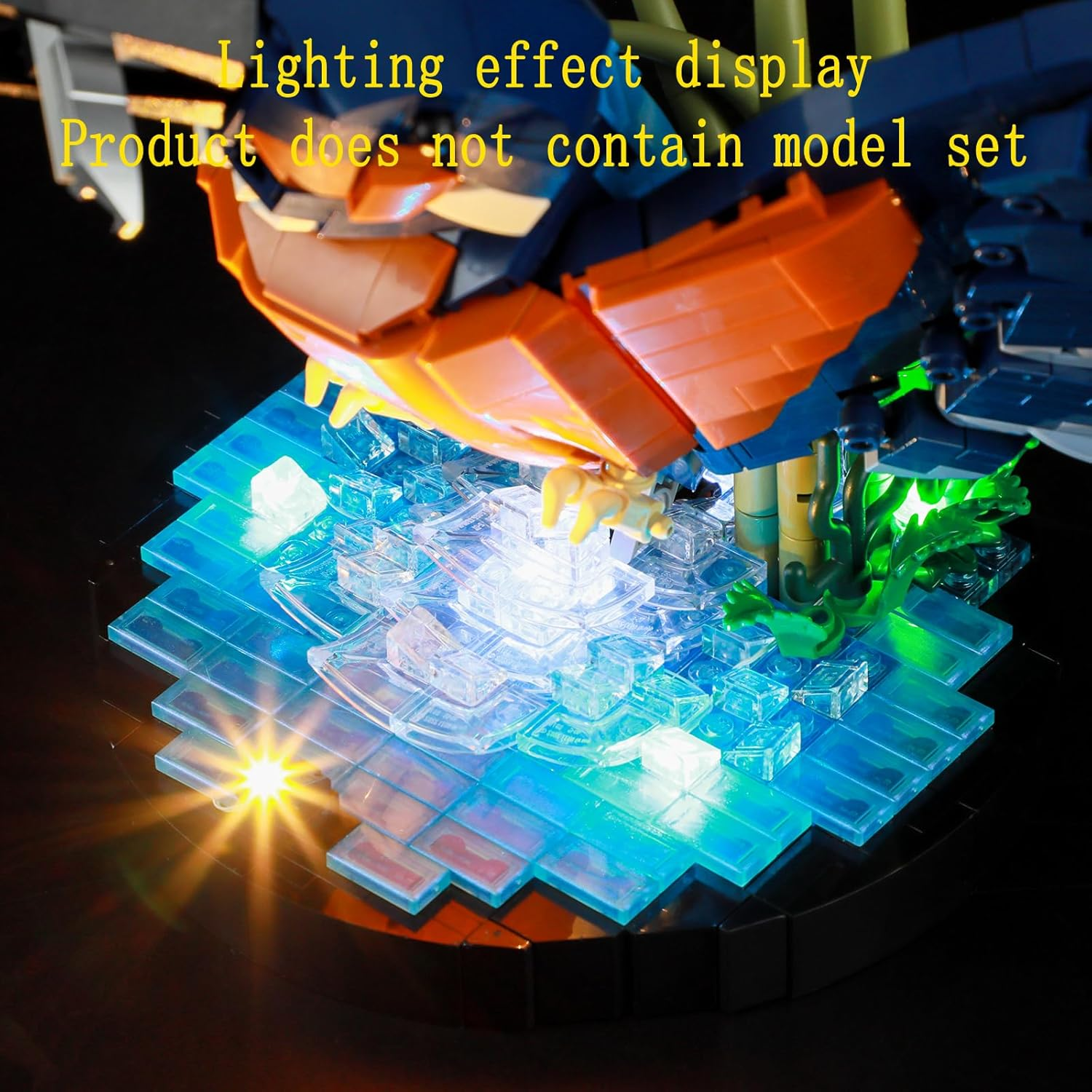 GEAMENT LED Light Set Compatible with Kingfisher - Lighting Kit for Kingfisher Model 10331Z (1 Piece, Ages 12+, Blue) image number 4